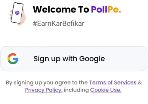 Pollpe App Sign Up