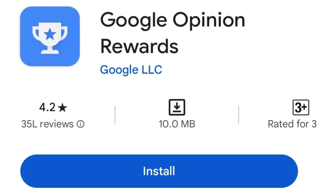 Google Opinion Rewards 