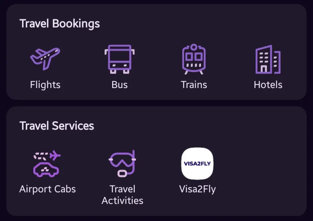 Phonepe ticket booking 