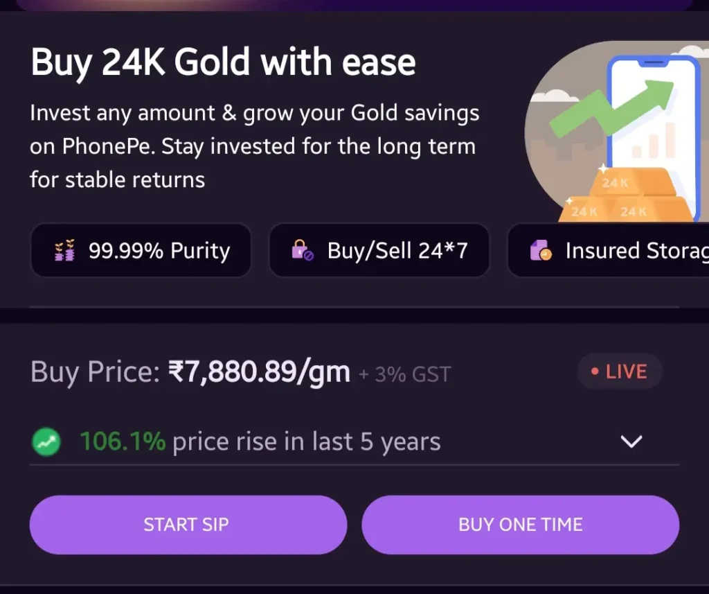 Phonepe gold 